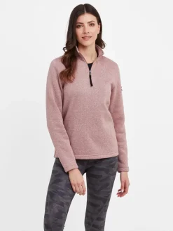Tog24 Pearson Knitlook Fleece Zipneck